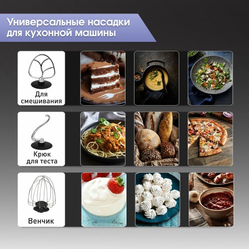 Кухонный комбайн Zigmund Shtain ZKM-895 (черный) 6