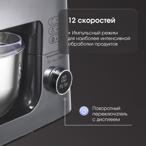 Кухонный комбайн Zigmund Shtain ZKM-984 (серебристый) 1