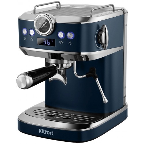 Кофеварка рожковая Kitfort КТ-7429 (синий) 