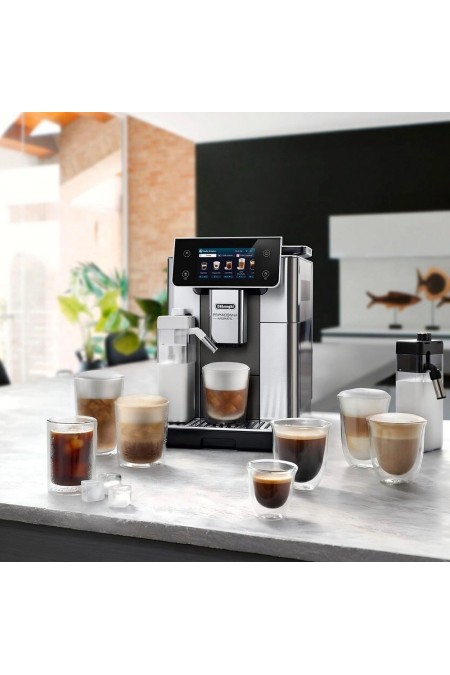 Кофемашина DeLonghi ECAM630.75. TM (черный/серебристый) 4