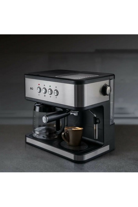 Кофемашина BQ CM1005 (серебристый/черный) 6