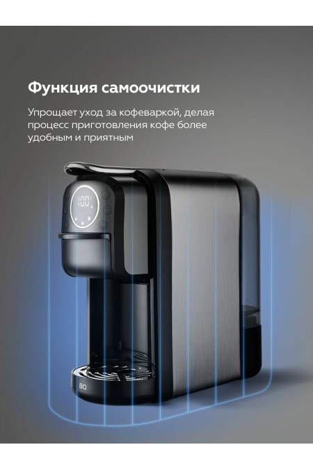 Кофемашина BQ CM3004 (черный/серебристый) 4