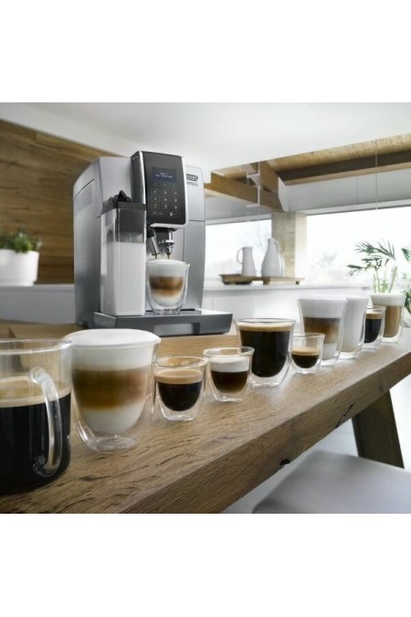 Кофемашина DeLonghi Dinamica Plus ECAM 380.85. SB (серебристый/черный) 8