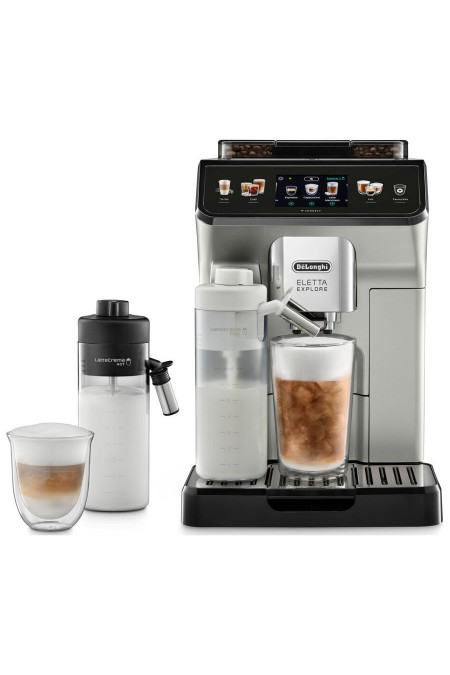 Кофемашина DeLonghi Eletta Explore ECAM 450.65. S (серебристый) 1