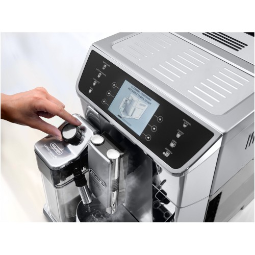 Кофемашина DeLonghi PrimaDonna Elite ECAM 650.55. MS (серебристый) 6