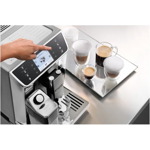 Кофемашина DeLonghi PrimaDonna Elite ECAM 650.55. MS (серебристый) 7
