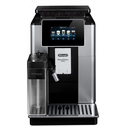 Кофемашина DeLonghi PrimaDonna SOUL ECAM610.55. SB (металлик/черный) 2
