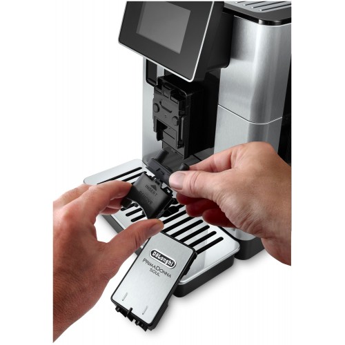 Кофемашина DeLonghi PrimaDonna SOUL ECAM610.75. MB (металлик/черный) 6