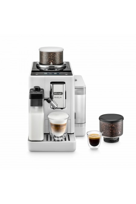 Кофемашина DeLonghi Rivelia EXAM440.55. W (белый) 