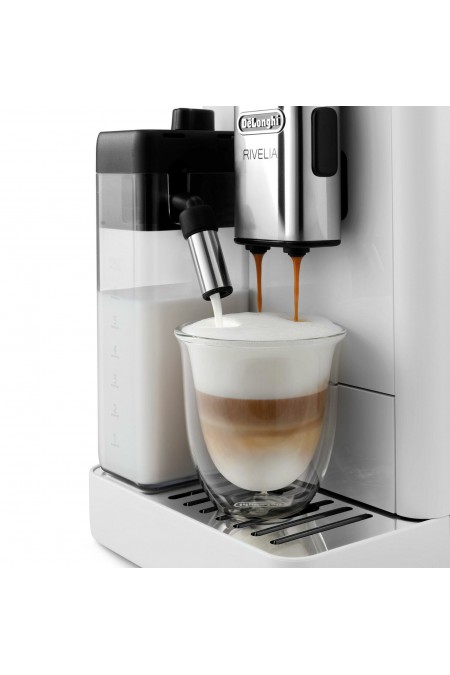 Кофемашина DeLonghi Rivelia EXAM440.55. W (белый) 9