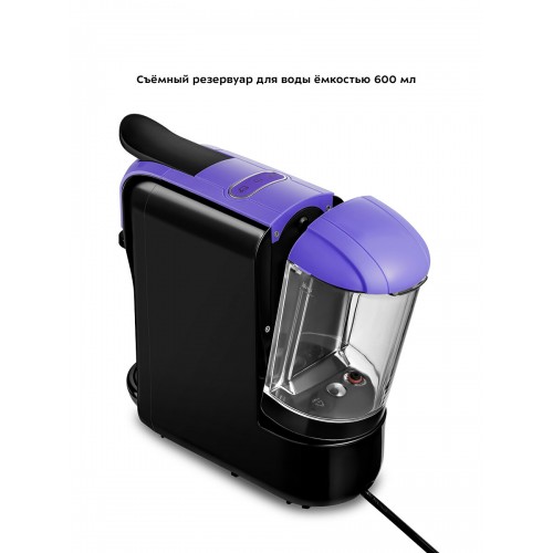 Кофемашина Kitfort КТ-7105-1 (черный/фиолетовый) 7