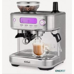 Кофемашина Kitfort KT-7113 (серебристый)