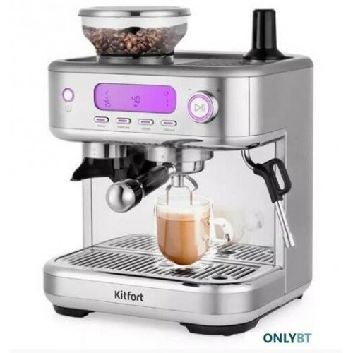 Кофемашина Kitfort KT-7113 (серебристый) 