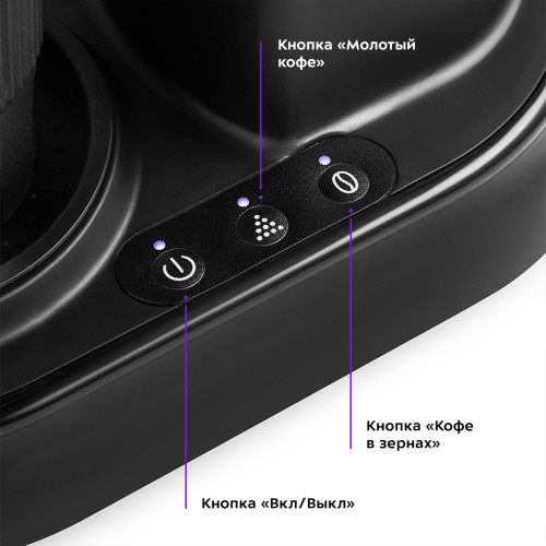 Кофемашина Kitfort КТ-7141 (черный) 3