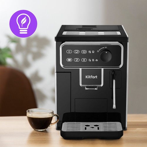 Кофемашина Kitfort КТ-7256 (черный) 9