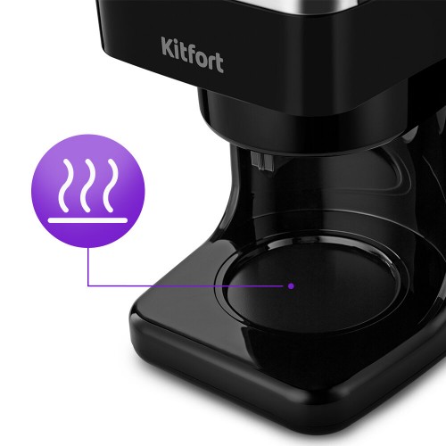 Кофемашина Kitfort КТ-7288 (черный) 4