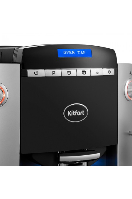 Кофемашина Kitfort КТ-7320 (черный/серебристый) 2