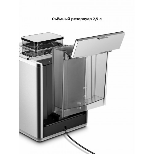 Кофемашина Kitfort КТ-7321 (серебристый) 8