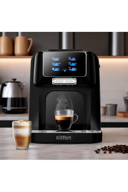 Кофемашина Kitfort КТ-7424 (черный) 1