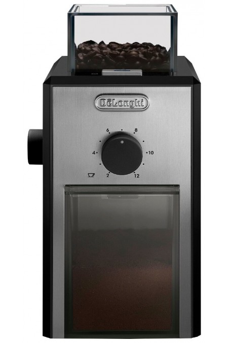 Кофемолка DeLonghi KG 89 (черный/серебристый) 4