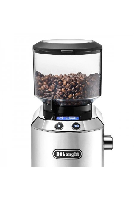 Кофемолка DeLonghi KG521.M (серебристый/черный) 4