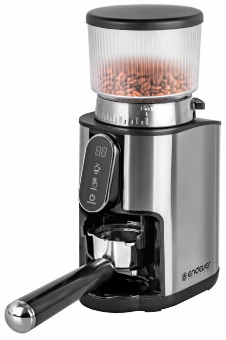 Кофемолка Endever COSTA-1067 (серебристый/черный) 8