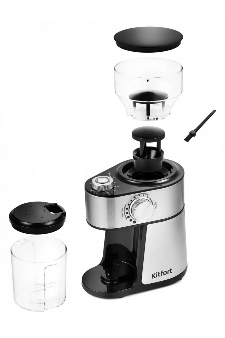 Кофемолка Kitfort KT-717 (серебристый) 3