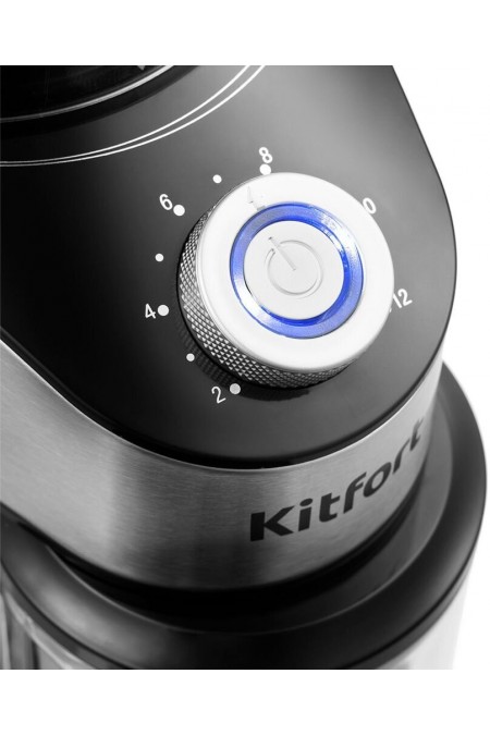 Кофемолка Kitfort КТ-744 (серебристый/черный) 1