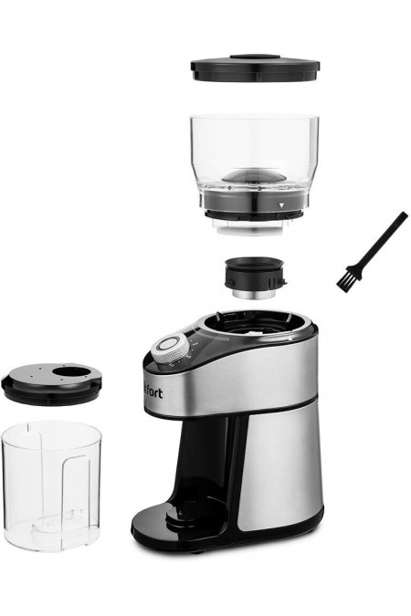 Кофемолка Kitfort КТ-744 (серебристый/черный) 4