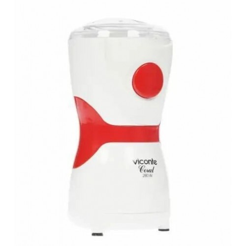 Кофемолка Viconte VC-3106 (белый/красный) 2