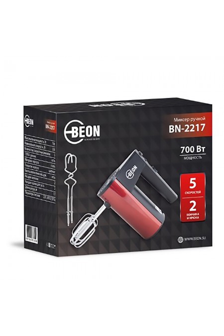 Миксер Beon BN-2217 (красный/черный) 