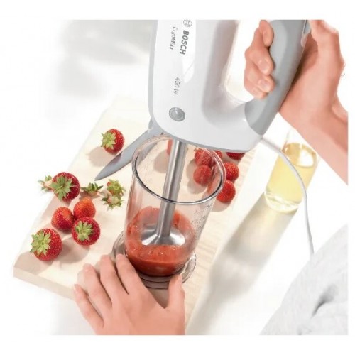 Миксер Bosch MFQ 36480 (белый/серый) 6