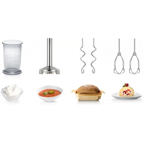 Миксер Bosch MFQ 4080 (белый/серебристый) 8