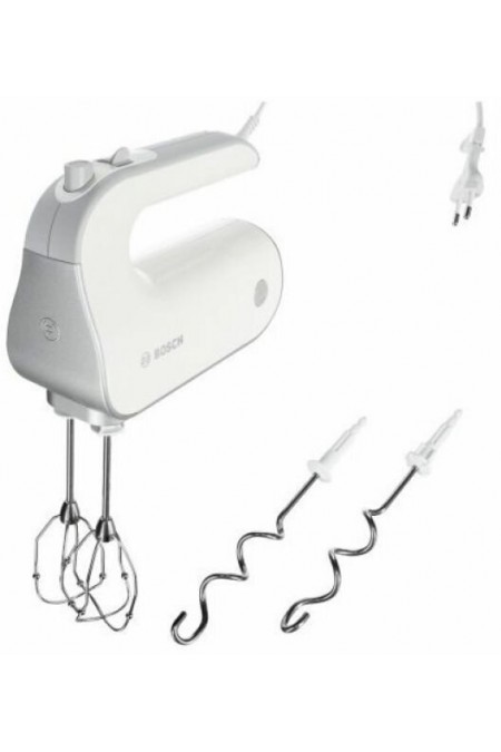 Миксер Bosch MFQ 4080 (белый/серебристый) 4