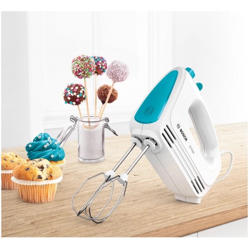 Миксер Bosch MFQ2210D (белый/бирюзовый) 2