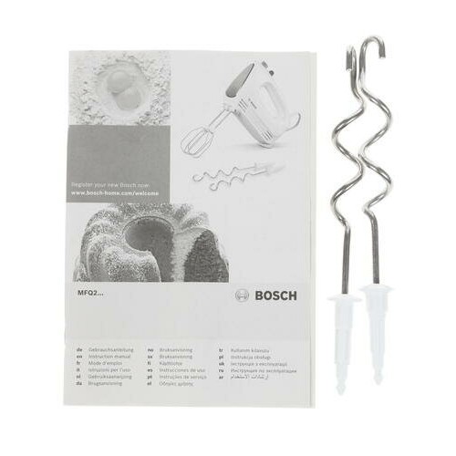 Миксер Bosch MFQ2210D (белый/бирюзовый) 9