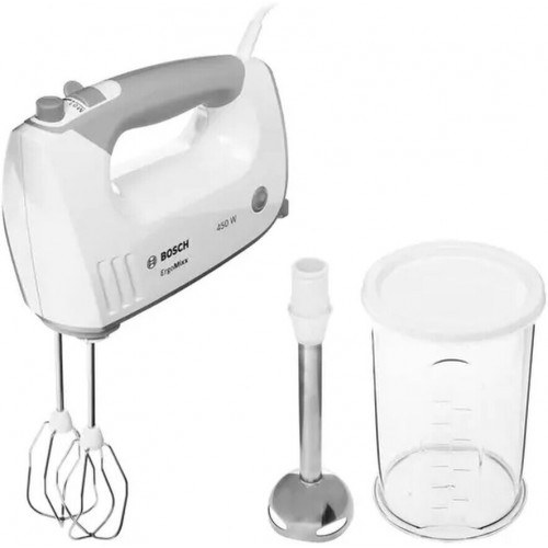 Миксер Bosch MFQ36470 (белый/серый) 3