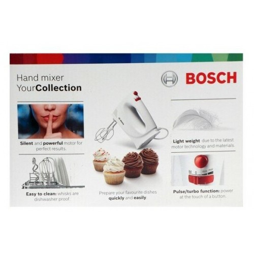 Миксер Bosch MFQP 1000 (белый/красный) 5