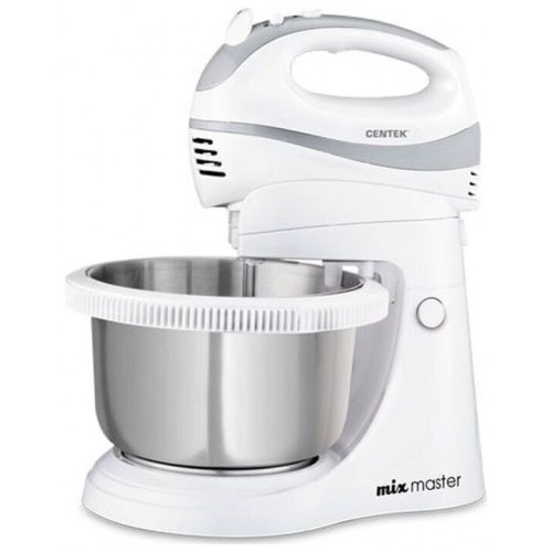 Миксер CENTEK CT-1107 (белый/серебристый) 