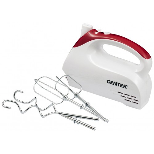 Миксер CENTEK CT-1117 (белый/вишня) 1