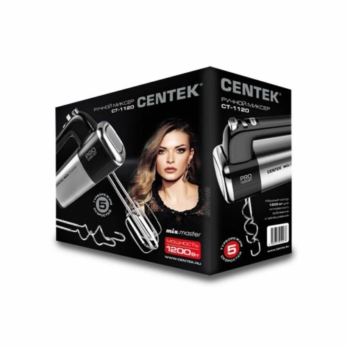 Миксер CENTEK CT-1120 (черный/серебристый) 4