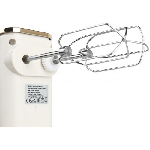 Миксер Centek CT-1129 (бежевый/золотой хром) 5