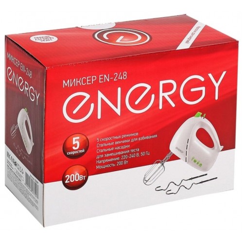 Миксер Energy EN-248 (белый/зеленый) 2