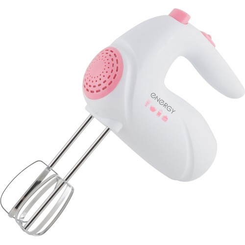 Миксер Energy EN-255 (белый/розовый) 