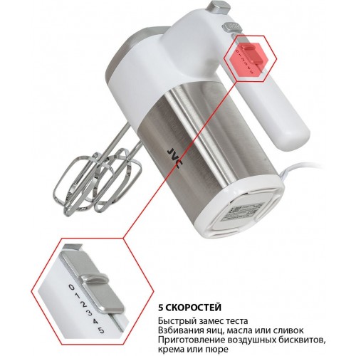Миксер JVC JK-MX120 (белый) 4