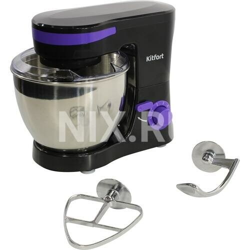 Миксер Kitfort КТ-3044-1 (черный/фиолетовый) 3