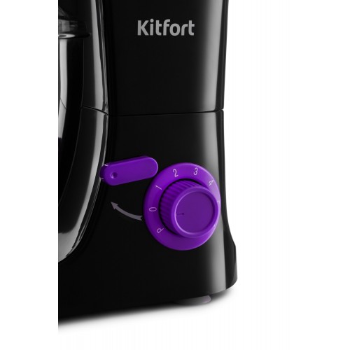 Миксер Kitfort КТ-3044-1 (черный/фиолетовый) 8