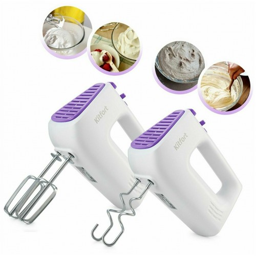 Миксер Kitfort КТ-3067-1 (белый/фиолетовый) 3