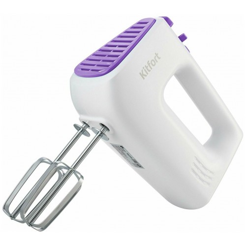 Миксер Kitfort КТ-3067-1 (белый/фиолетовый) 7