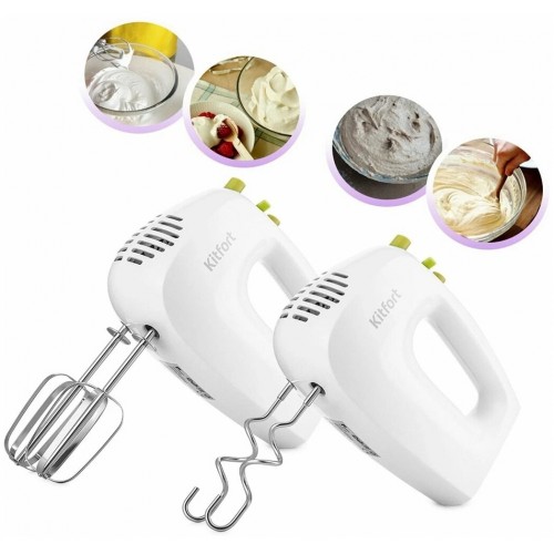 Миксер Kitfort КТ-3071-2 (белый/салатовый) 5